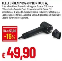 IperFamila TELEFUNKEN M09230 PHON offerta