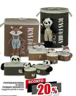 Il Gigante Portabiancheria o cesti offerta