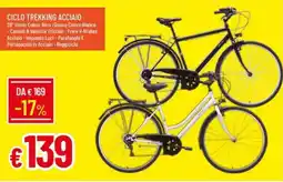 IperFamila CICLO TREKKING ACCIAIO offerta