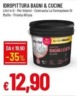 IperFamila IDROPITTURA BAGNI & CUCINE Viscolor offerta