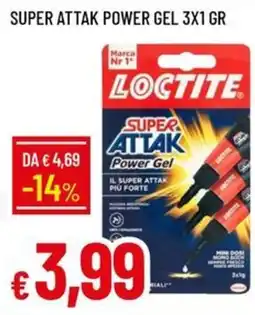 IperFamila LOCTITE SUPER ATTAK Power Gel offerta