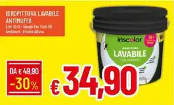 IperFamila Iriscolor Idropittura Lavabile offerta