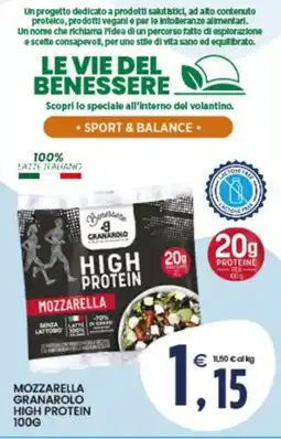 Interspar Mozzarella Granarolo High Protein offerta
