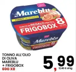 Interspar Tonno all'olio di oliva Mareblu offerta