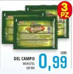 Jolly Market DEL CAMPO WURSTEL offerta