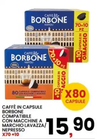 Caffè in capsule Borbone