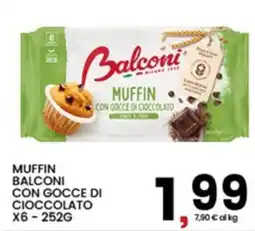 Interspar Muffin Balconi con gocce di cioccolato offerta