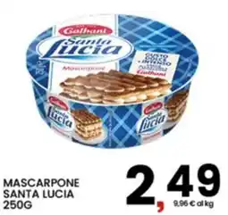 Interspar Mascarpone Santa Lucia offerta