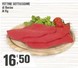 Conté Supermercati Fettine Sottilissime di Bovino offerta
