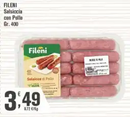 Conté Supermercati Fileni Salsiccia con Pollo offerta