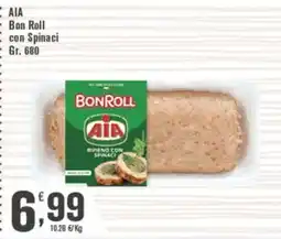 Conté Supermercati Bon Roll con Spinaci AIA offerta
