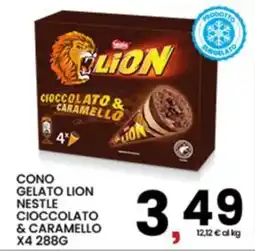Interspar CONO GELATO LION NESTLE CIOCCOLATO & CARAMELLO offerta