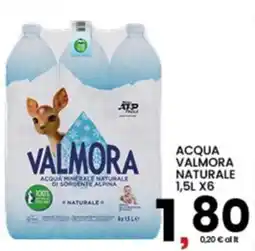 Interspar Acqua Valmora Naturale offerta