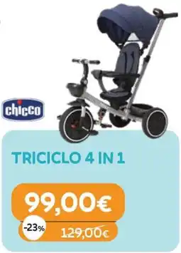 Iperbimbo chicco TRICICLO 4 IN 1 offerta
