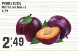 Conté Supermercati PRUGNE ROSSE Cestino con Manico offerta