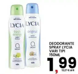 Interspar Deodorante spray lycia offerta