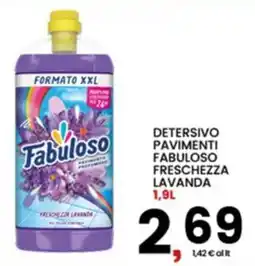 Interspar Detersivo Pavimenti Fabuloso Freschezza Lavanda offerta