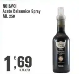 Conté Supermercati NOI&VOI Aceto Balsamico Spray offerta