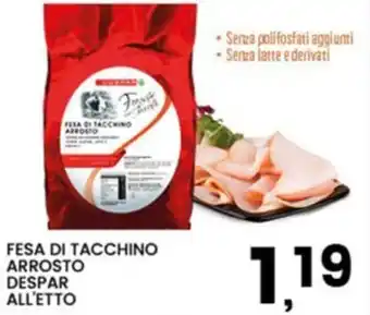Interspar Fesa di tacchino arrosto Despar offerta
