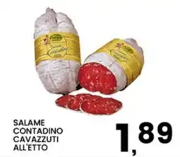 Interspar Salame Contadino Cavazzuti offerta