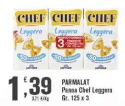 Conté Supermercati Panna Chef Leggera offerta