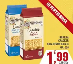 Conté Supermercati Barilla Cracker Salati/Non Salati offerta