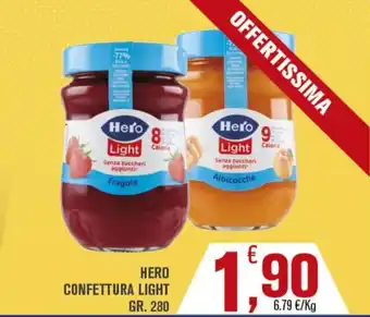 Conté Supermercati Hero Confettura Light offerta