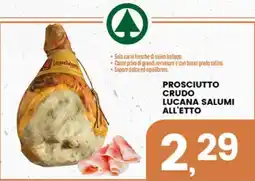 Interspar Prosciutto Crudo Lucana Salumi offerta