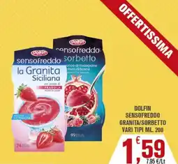 Conté Supermercati DOLFIN SENSO FREDDO GRANITA/SORBETTO offerta