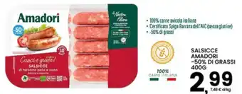 Interspar Salsicce Amadori offerta