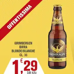 Conté Supermercati Grimbergen Birra Blonde/Blanche offerta