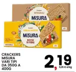 Interspar Crackers Misura offerta