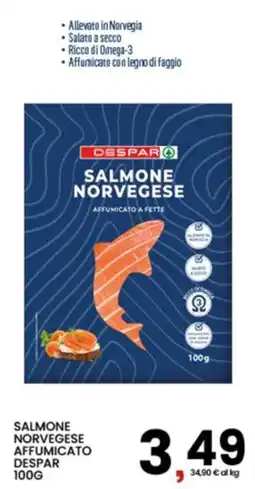 Interspar Salmone Norvegese Affumicato Despar offerta