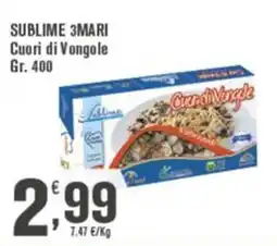 Conté Supermercati SUBLIME 3MARI Cuori di Vongole offerta