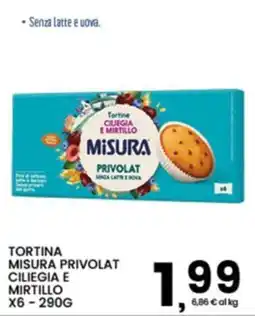 Interspar Tortina Misura Privolat Ciliegia e Mirtillo offerta
