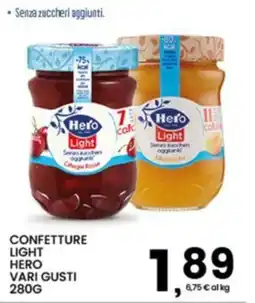 Interspar Confettura Light Hero offerta
