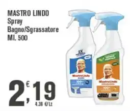 Conté Supermercati Mastro Lindo Spray Bagno/Sgrassatore offerta