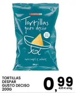 Interspar Tortillas Despar Gusto Deciso offerta