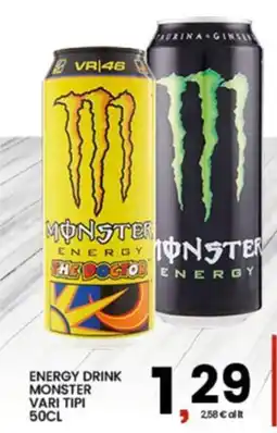 Interspar ENERGY DRINK MONSTER VARI TIPI offerta