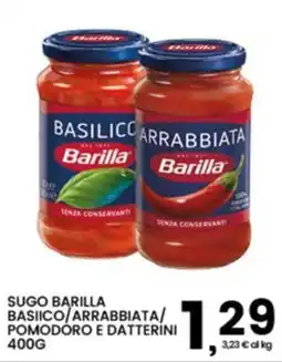 Interspar Sugo Barilla offerta