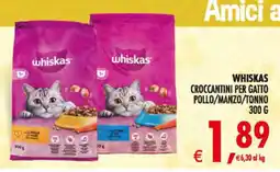Deco Maxistore WHISKAS CROCCANTINI PER GATTO offerta
