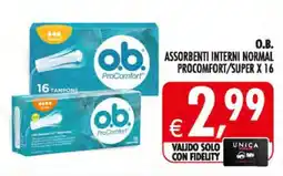 Deco Maxistore O.B. Assorbenti Interni Normal ProComfort/Super offerta