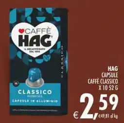 Deco Maxistore HAG CAFFÈ CLASSICO offerta