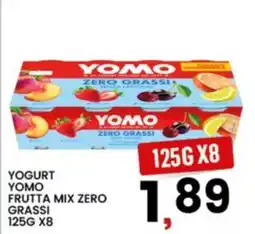 Interspar YOGURT YOMO FRUTTA MIX ZERO GRASSI offerta