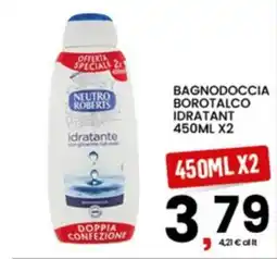 Interspar Neutro Roberts Bagnodoccia Borotalco Idratante offerta