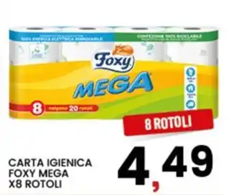 Interspar CARTA IGIENICA FOXY MEGA offerta