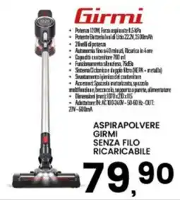 Interspar ASPIRAPOLVERE GIRMI SENZA FILO RICARICABILE offerta
