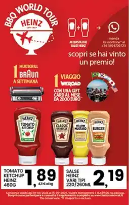 Interspar Salse Heinz offerta