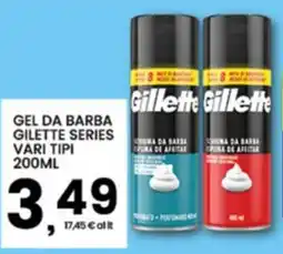 Interspar Gel da barba Gillette Series offerta