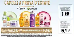 Interspar Shampoo 250ML / Balsamo 200ML Garnier Fructis Vari Trattamenti offerta